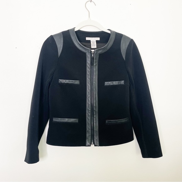 Charlotte Robson lamb leather jacket